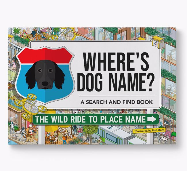 Personalised Large Munsterlander Book: Where's Dog Name? Volume 3